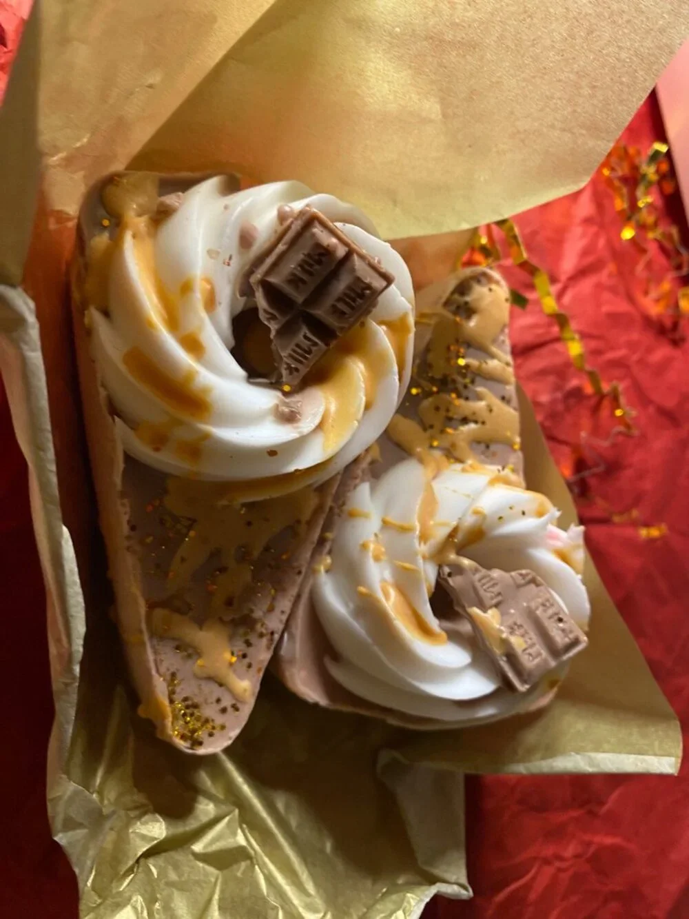 Chocolate Cake Soap Bars